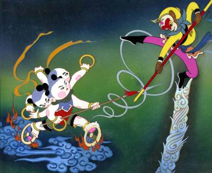The Monkey King Sun Wukong in Uproar in Heaven