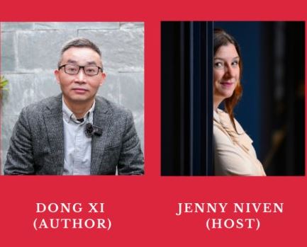 The Price of Tomorrow – Dong Xi in Conversation with Jenny Niven, Wed, 31st July, 4-6pm